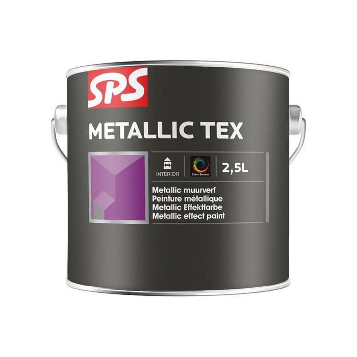 Metallic Tex 2,5 liter - verfsuper.nl